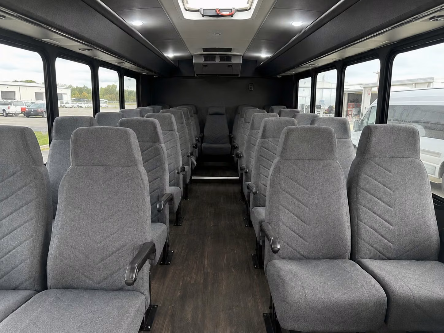 18 passenger minibus interior