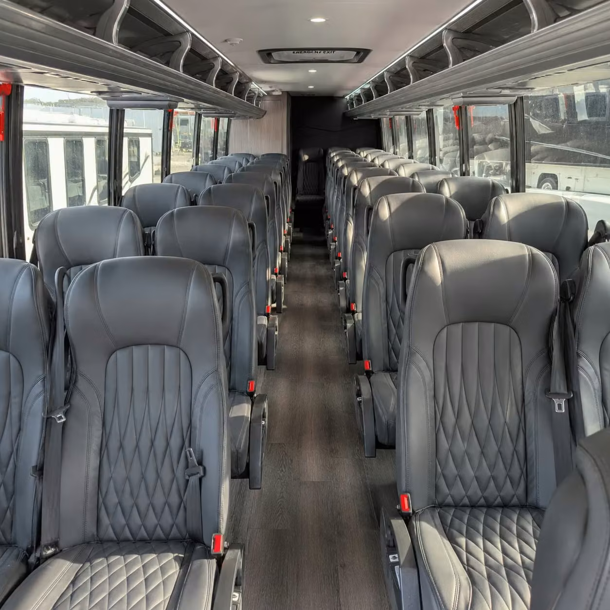 28 passenger minibus interior