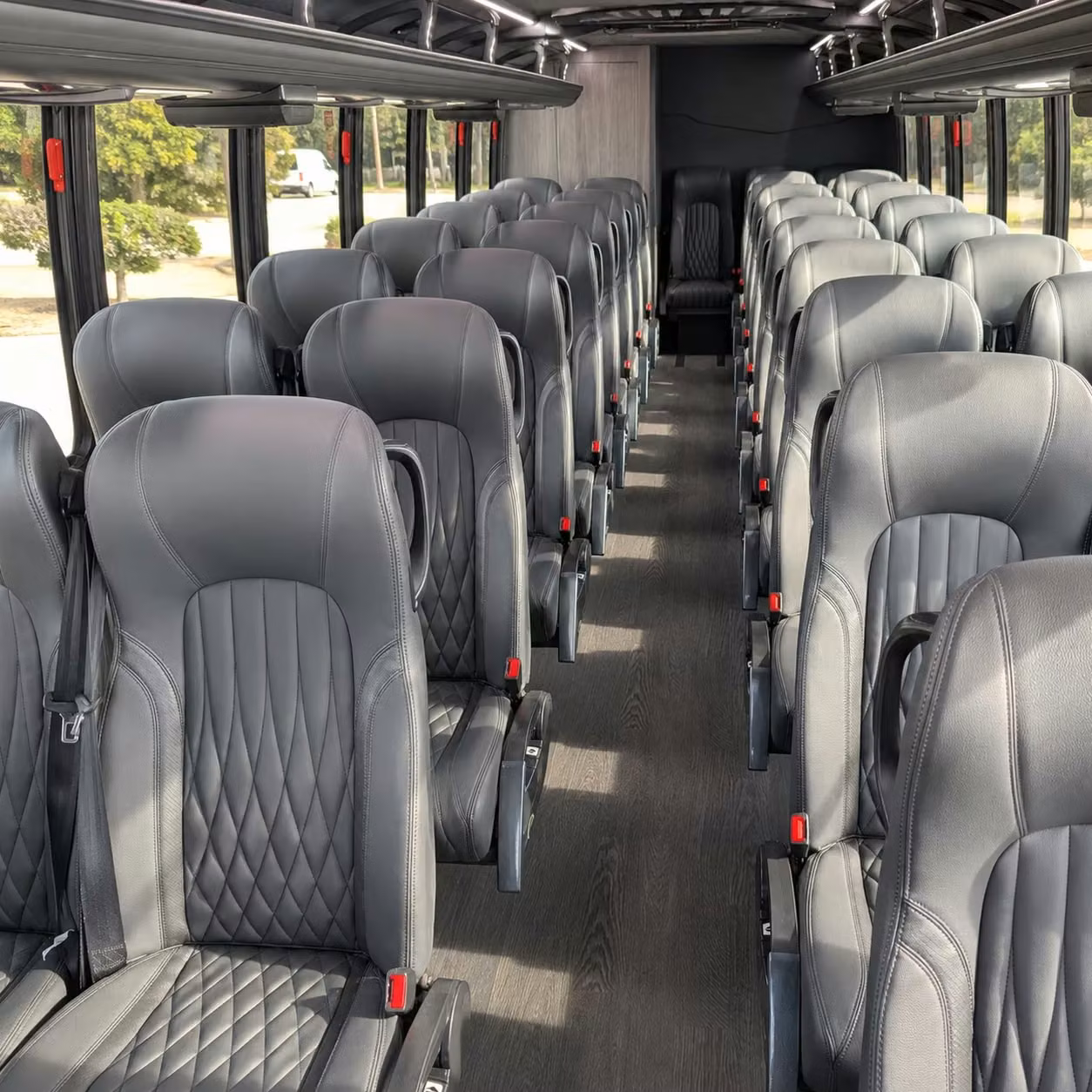 30 passenger minibus inside