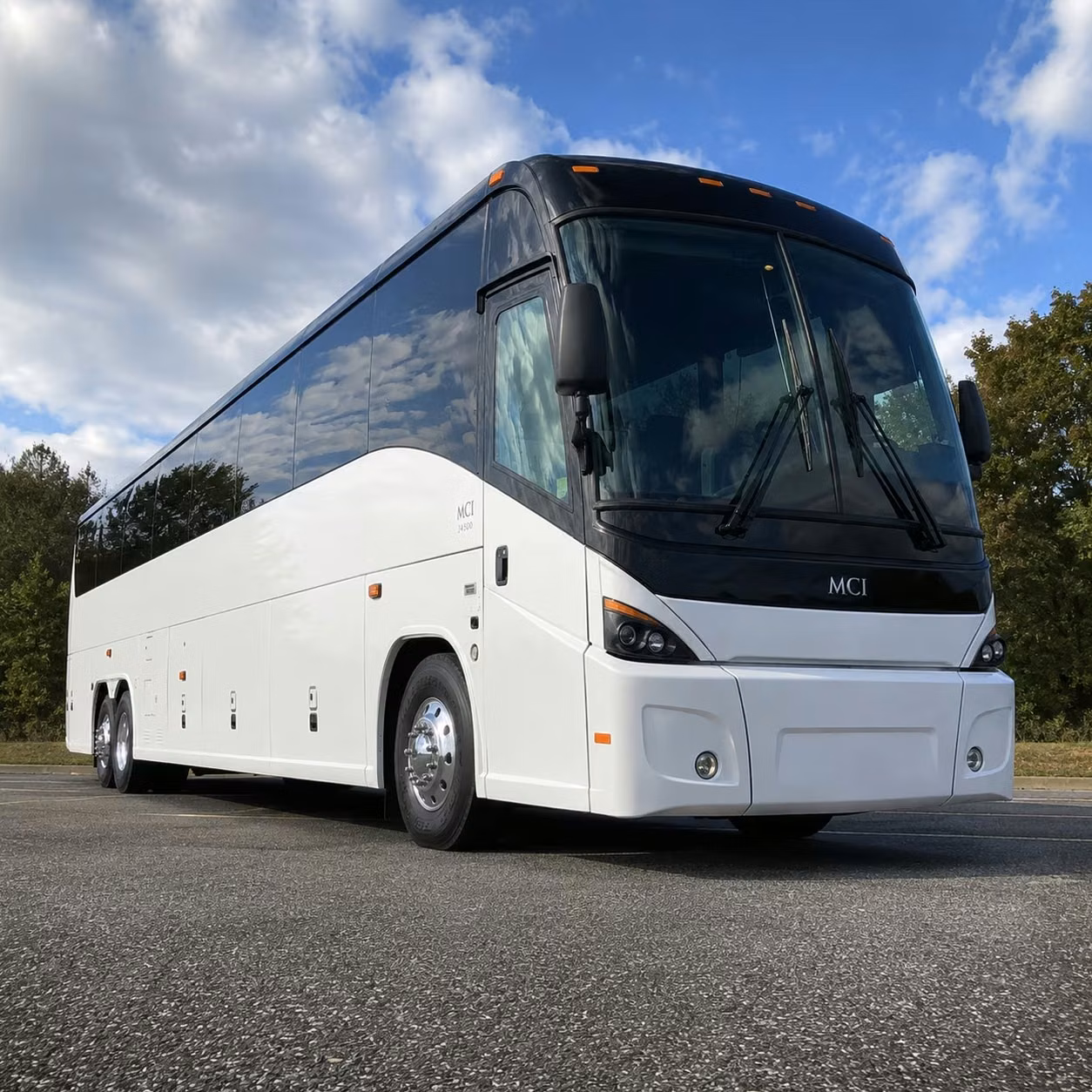 south jordan charter bus rental exterior
