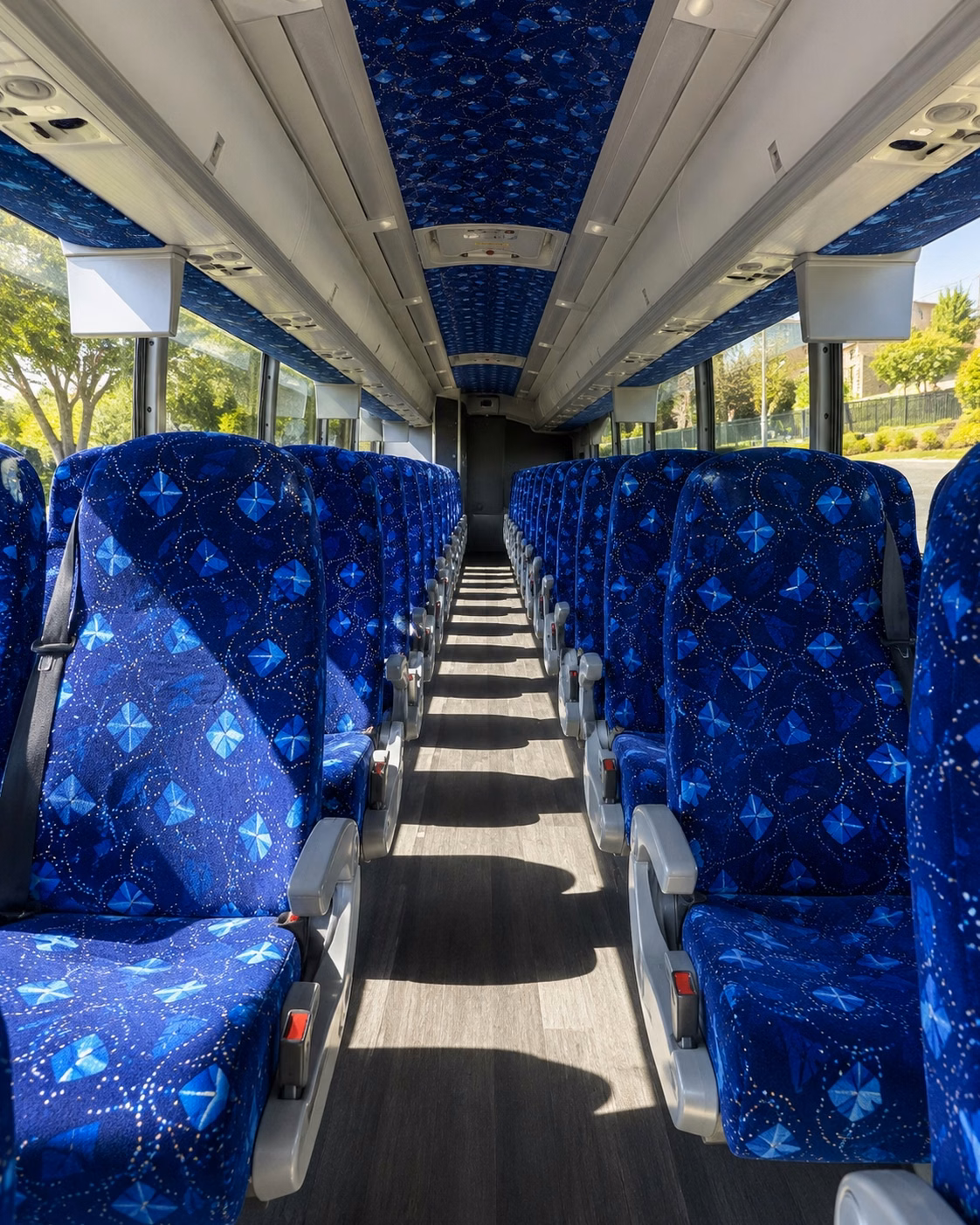 south jordan charter bus rental inside