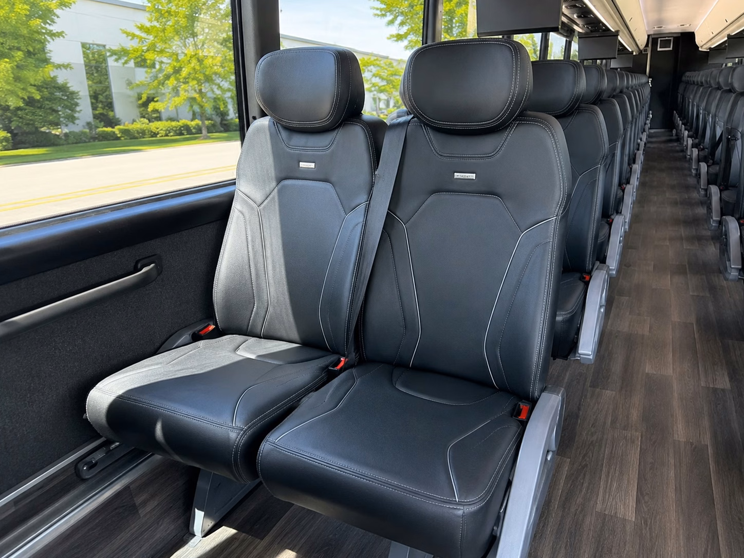 south jordan charter bus rental interior